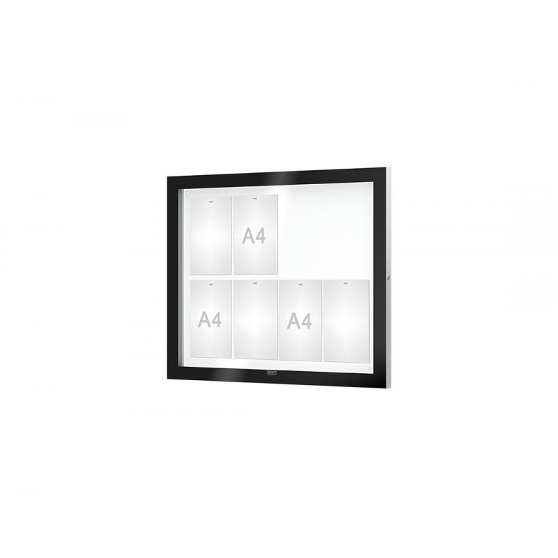 Vitrina d'informació Edge amb gruix de 54 mm a paret